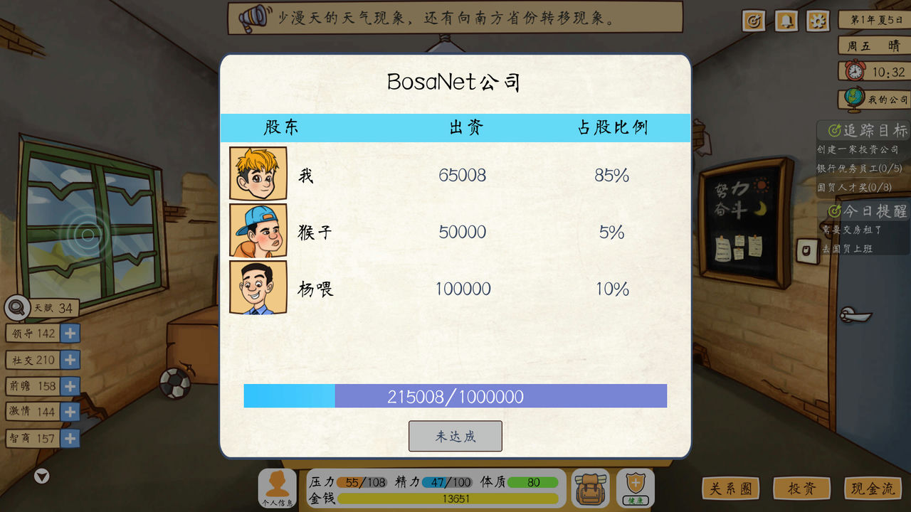 投资模拟器：打工篇 Invest Simulator: Work Stage V1.1.13+司篇 免安装中文版[1.23GB]【B2150】