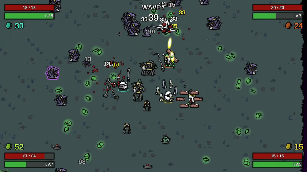 土豆兄弟 Brotato：Abyssal Terrors v1.1.11.1.Build.18994851.20250625-深海魔怪DLC+本地合作模式+全DLC 免安装中文版[821MB]【B5475】
